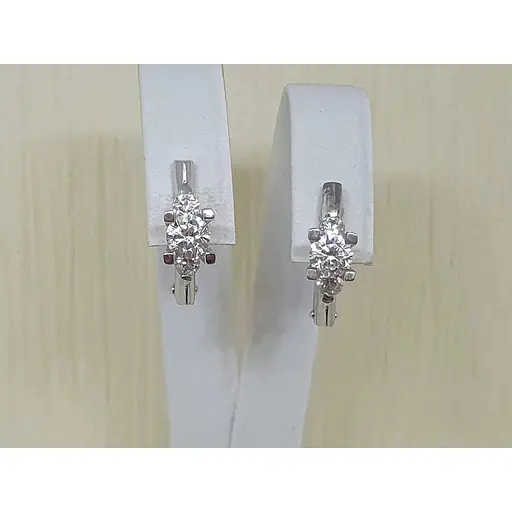 Серебряные серьги Qvaliz с фианитами. 90201007 - фото 3