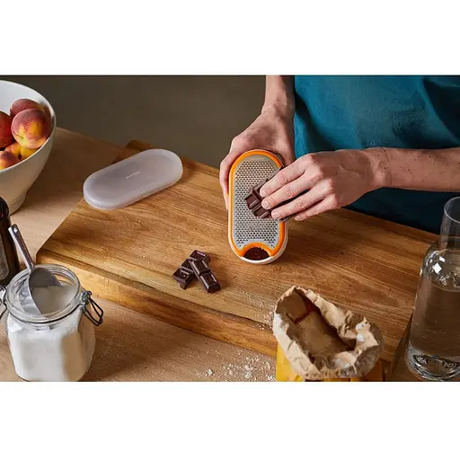 Терка Fiskars Functional Form з контейнером біла (1019530) - фото 4