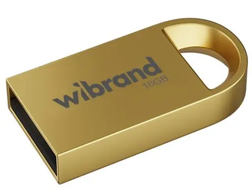 Flash Wibrand USB 2.0 Lynx 16Gb Gold - фото 1