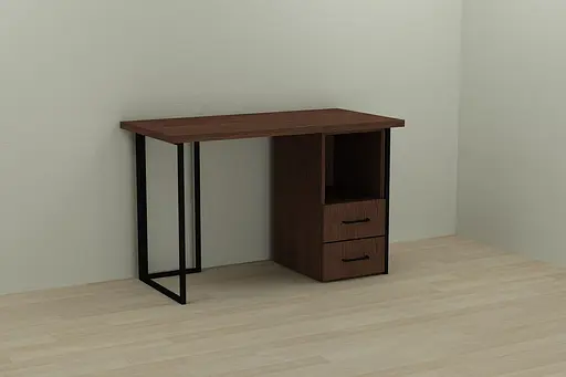 Компьютерный стол Ferrum-decor Отто 75x120x60 черный ДСП Венге 32мм (FRD-106019)