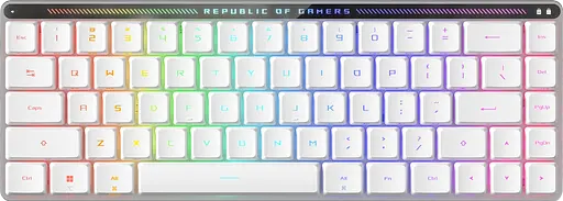 Клавіатура бездротова Asus ROG Falchion RGB White (90MP03EC-BKMA10)