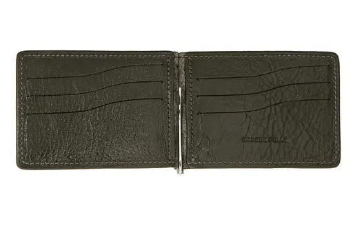 Зажим для купюр с монеткой Grande Pelle 11.5х8х0.5 см acs0032183 - фото 3