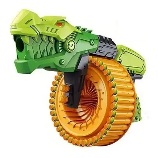 Пистолет монстр, 42 см, стреляет мягкими пулями 40 шт., 55x35x8 см (в ассортименте)