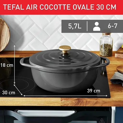 Кастрюля Tefal Air 5.7л E2558904 [150355] - фото 17