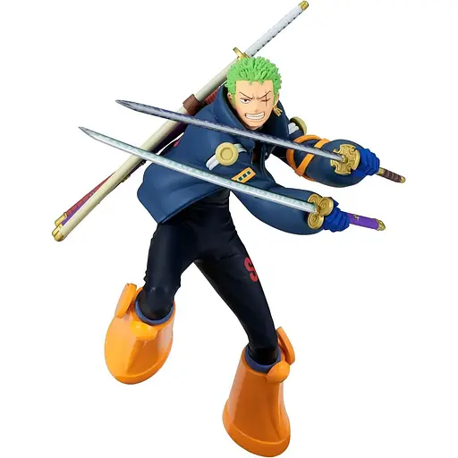 Коллекционная фигурка Bandai Spirits Ван Пис Ророноа Зоро One Piece Roronoa Zoro 16 см BS OP RZ 16 - фото 1