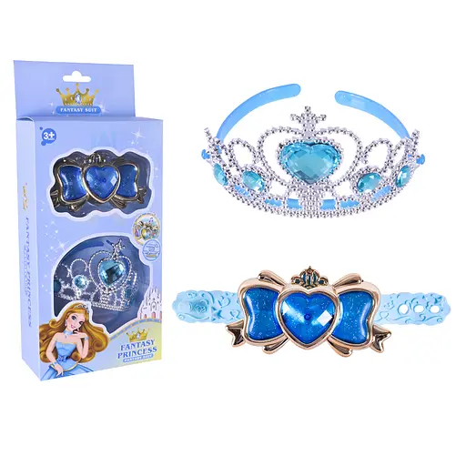 Аксесуари для дівчат 777-C763, батар. корона, аксес у короб. 15*6*8см (6981064400033) Блакитний - фото 2