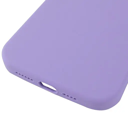 Чохол Silicone Case AA Logo with MagSafe для Apple iPhone 14 Pro 6.1 Бузковий/Dasheen - фото 6