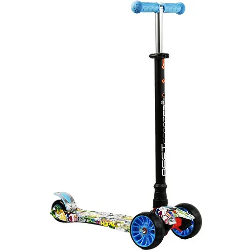 Самокат Maxi Best Scooter 59х15х30 см Різнобарвний 000231327
