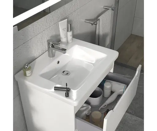 Тумба підлогова Sanwerk Ера 60 Білий з умивальником Space Line (MV0000851) Білий - фото 2