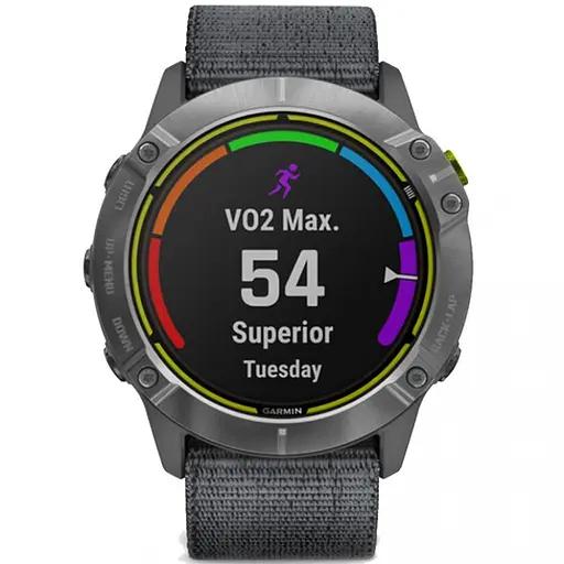 Смарт-годинник Garmin Enduro Steel with Gray UltraFit Nylon Strap (010-02408-00/10) - фото 10