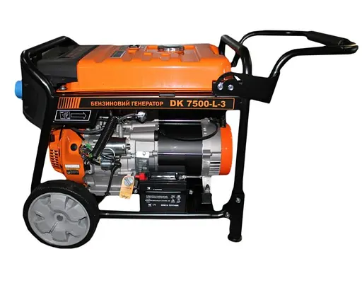 Генератор бензиновий GTM 7.0/7,5 кВт, одно/трьохфазний, ручно/електро/авто запуск, із вбудованим АВР (DK7500-L-3) - фото 3