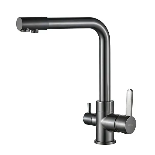 Смеситель для кухни под осмос Globus Lux GLLR-0444-11-graphite Черный матовый - фото 2