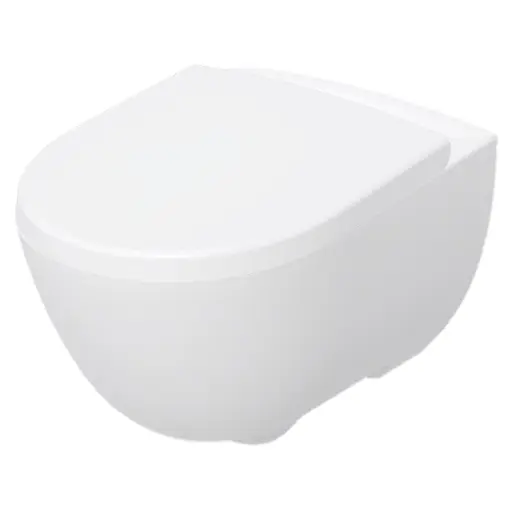 Унитаз подвесной Geberit Modo Rimfree 502.939.00.1 с сидением Soft Close Click2Clean, Белый - фото 1