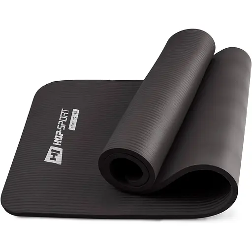 Мат для фитнеса и йоги Hop-Sport HS-N015GM 1,5см черный - фото 5