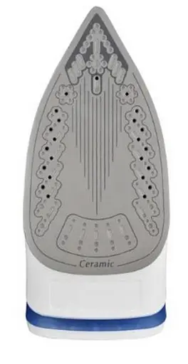 Прасувальна праска Magio MG-534 з керамічним покриттям підошви 2200Вт і вертикальним відпарюванням Синій/Білий - фото 2