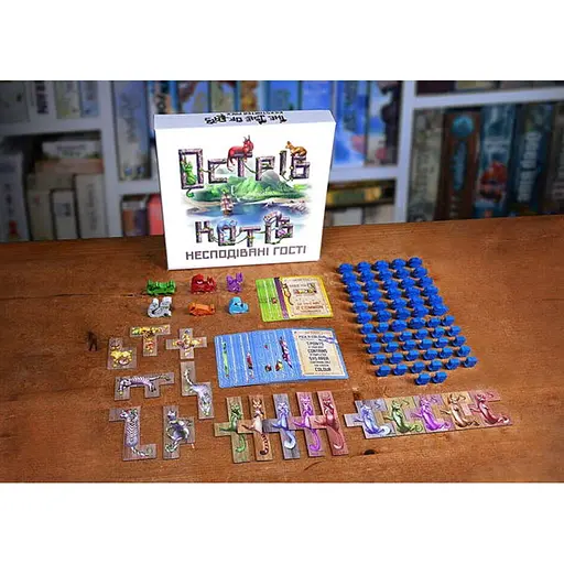 Настольная игра Geekach Games Остров кошек: Неожиданные гости (The Isle of Cats: Kickstarter Pack) (укр.) (GKCH002) - фото 1