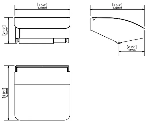 Держатель туалетной бумаги Sonia S-Cube 166862 Хром - фото 3