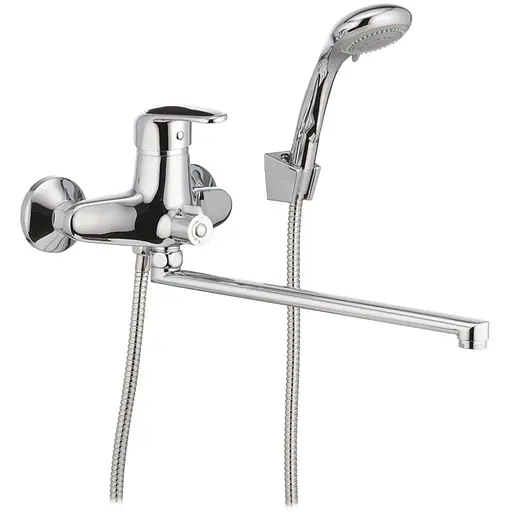 Змішувач для ванної CRON MAGIC 006 чорна ручка (CR0114) - фото 1