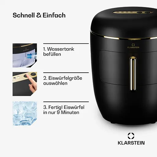 Льодогенератор Klarstein Passau 15 кг/24 год (10041343) - фото 6