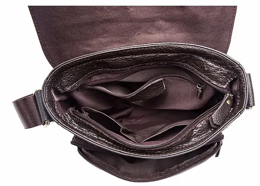 Чоловіча шкіряна сумка Vintage 25,5х24х6 см sum0012250 - фото 5