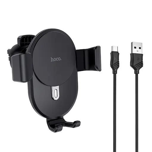 Беспроводное зарядное авто держатель Hoco CW25 Delight in-car wireless charging 10W 2.4A - фото 2