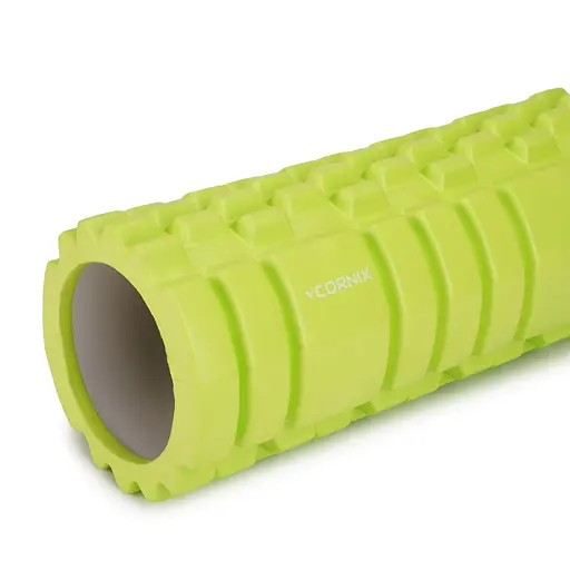 Масажний ролик Cornix EVA 33 x 14 см (валик, ролер) XR-0034 Green - фото 2