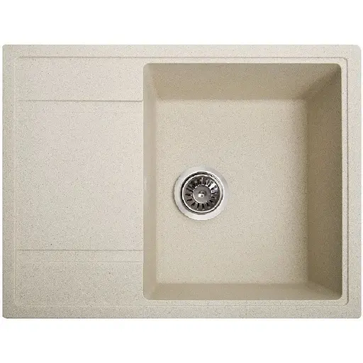 Гранитная кухонная мойка Romzha Jorum 65 Avena (501) с крылом - фото 1