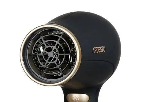 Фен Ardesto HD-522, Black/Gold, 2200W, 2 швидкості, 3 режими, захист від перегріву, подача холодного повітря - фото 5