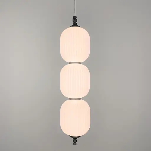 Мінімалістичний підвіс з фактурними кульками | Арт. MJ 23/3 | Line F - фото 4