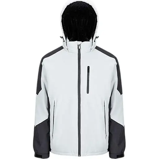 Термокуртка 3M Waterproof warm Jacket Light Gray / Black 3XL (6941413230841) Черно-серая