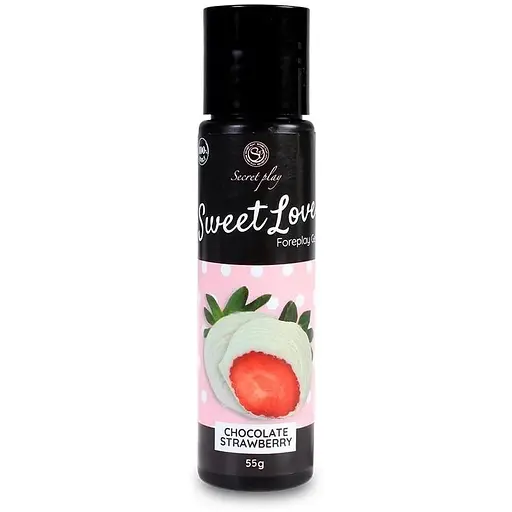 Лубрикант оральний Secret Play Foreplay Gel Sweet Love Chocolate Strawberry 60 мл