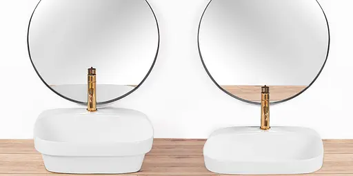 Умивальник Rea Marika 50 накладний білий REA-U9611, Білий - фото 3