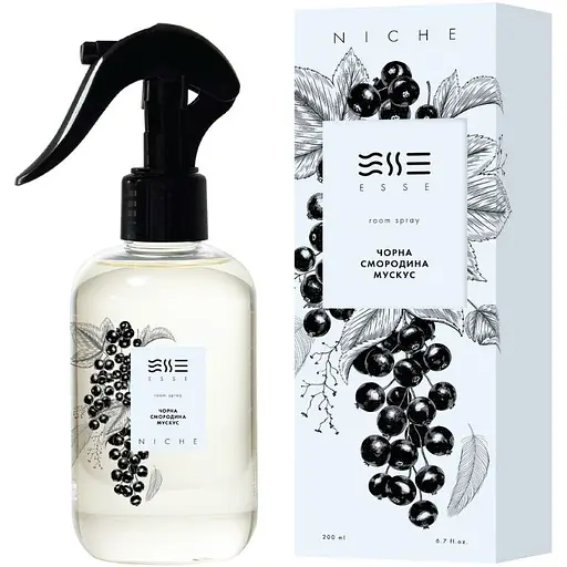 Румспрей Esse Niche Чорна Смородина Мускус 200 мл