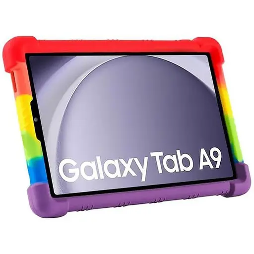 Чохол SoftGel Kids дитячий Samsung Galaxy Tab A9 SM X110 X115 Веселковий - фото 3