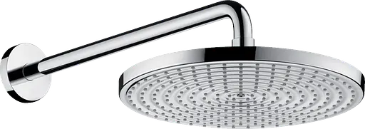 Верхний душ Hansgrohe Raindance S 300 1jet с держателем со стены 46см хром 27492000, Хром - фото 1