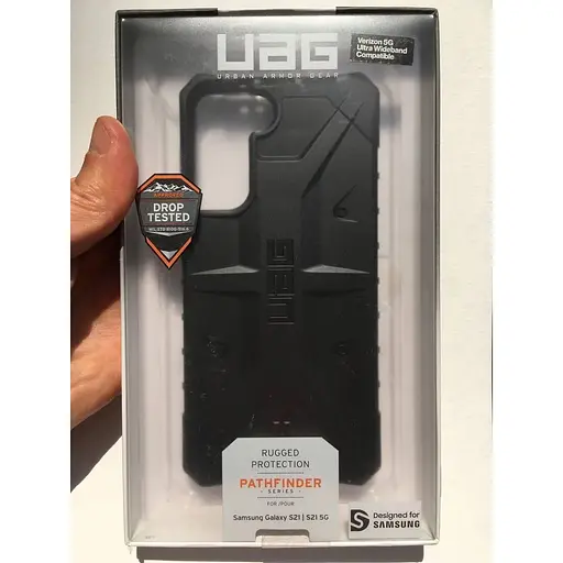 Оригінальний протиударний чохол UAG Pathfinder для Samsung Galaxy S21 (6.2") Black 212817114040 - фото 2