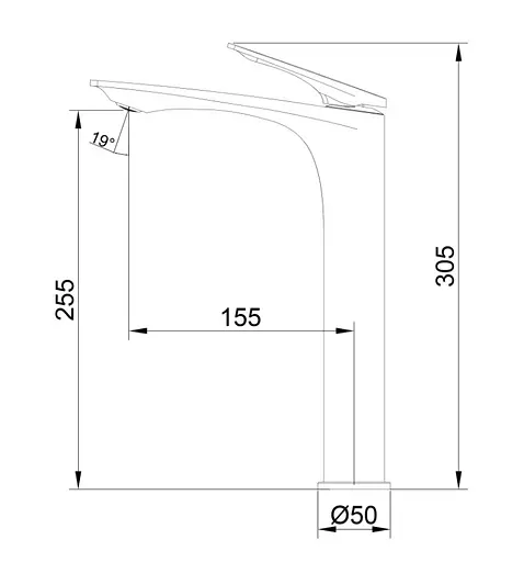 Змішувач для раковини Qtap Vlasta New QTVLA269GMB45653 Gunmetal Black PVD - фото 2