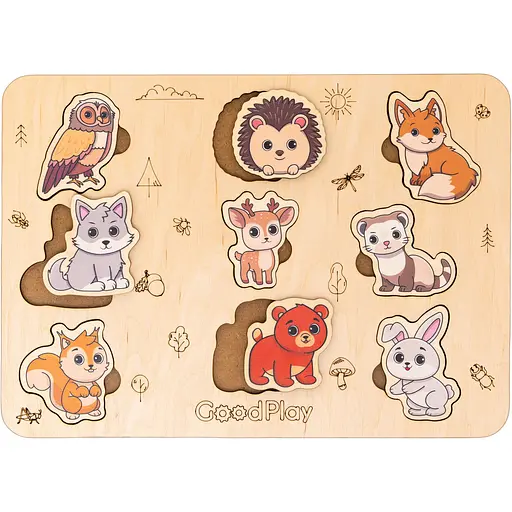 Пазл-сортер GoodPlay Лісові звірята (PS-4-021) - фото 2