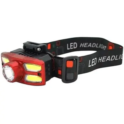 Фонарик налобный Luxury 1898-4+COB (HX209)