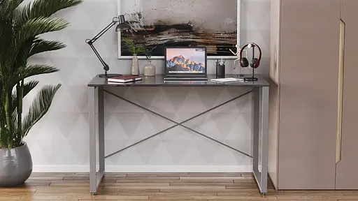 Письменный стол Ferrum-decor Серии Коннект 75x120x60 серый ДСП Сосна Кембра 16мм (FRD-104218) - фото 3