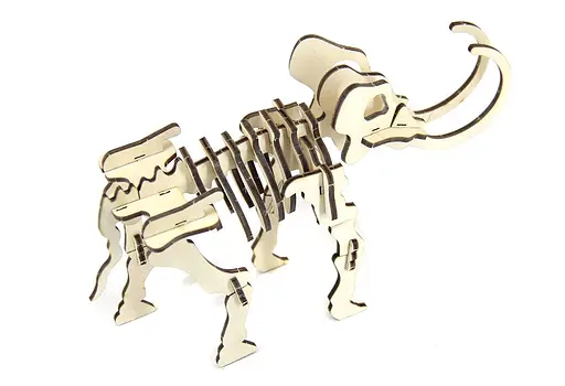 Дерев'яний конструктор "Мамонт" 30 деталей - фото 1