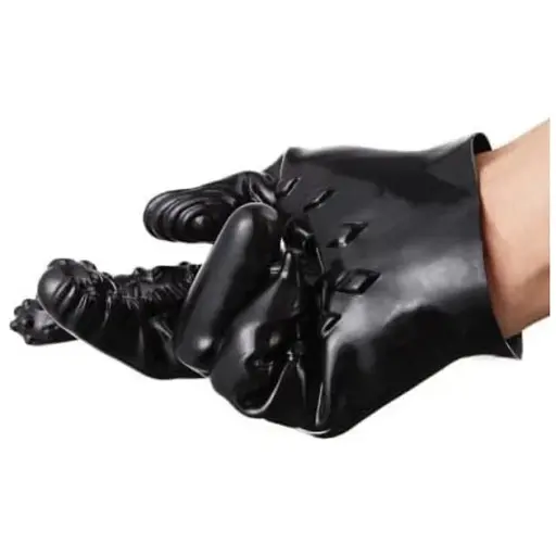 Рукавичка для фістингу I’MCUM Pleasure Hand БДСМ Чорна (IM-KVD006) - фото 3
