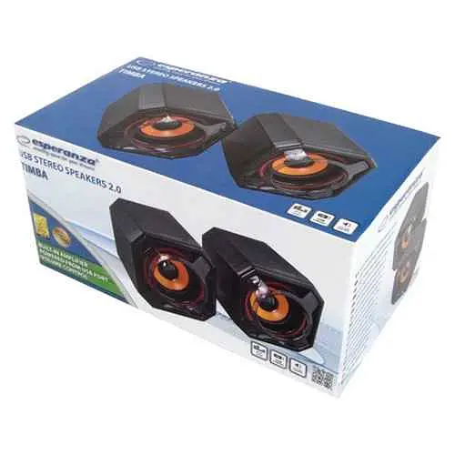 Акустическая система Esperanza 2.0 EP142 Black-Orange (EP142) - фото 2