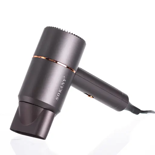Фен для волосся Sokany SK-2202 з концентратором 1200 Вт Коричневий - фото 3