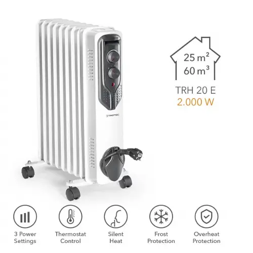 Масляний обігрівач Trotec TRH 20 E - фото 10