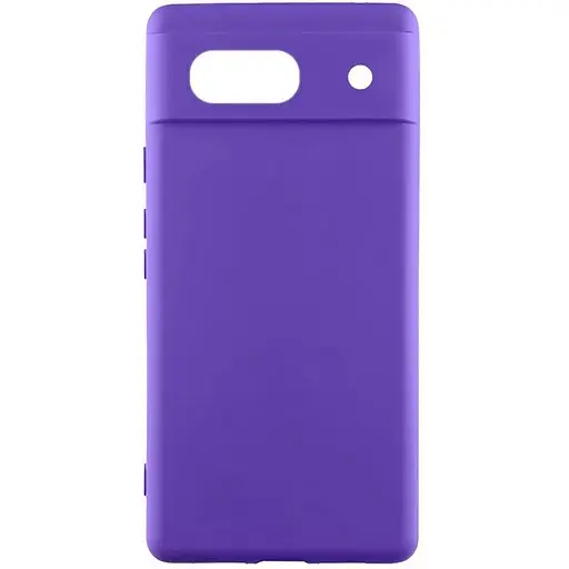 Чехол Lakshmi Silicone Cover Full Camera (AAA) для Google Pixel 7a Фиолетовый / Amethyst