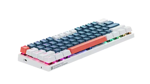 Клавіатура Machenike K500-B61 Red Switch White Orange Grey (K500-B61-RS-WOG) - фото 3