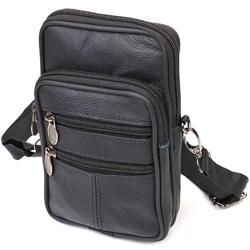 Чоловіча шкіряна сумка Vintage 12,5х19х4 см sum0022665 - фото 1