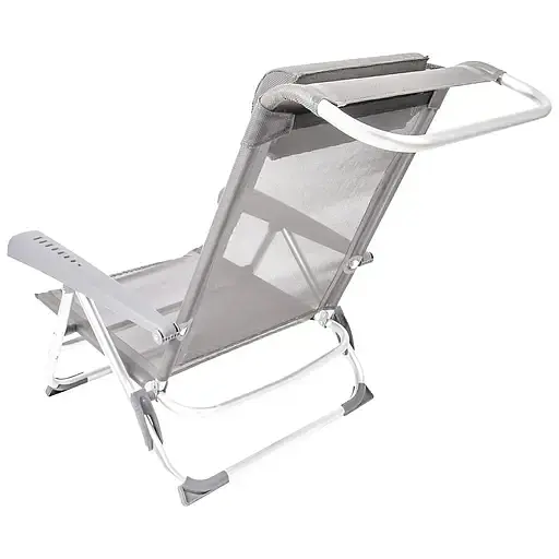 Крісло розкладне Bo-Camp Saint-Tropez сіре (DAS303395) - фото 8