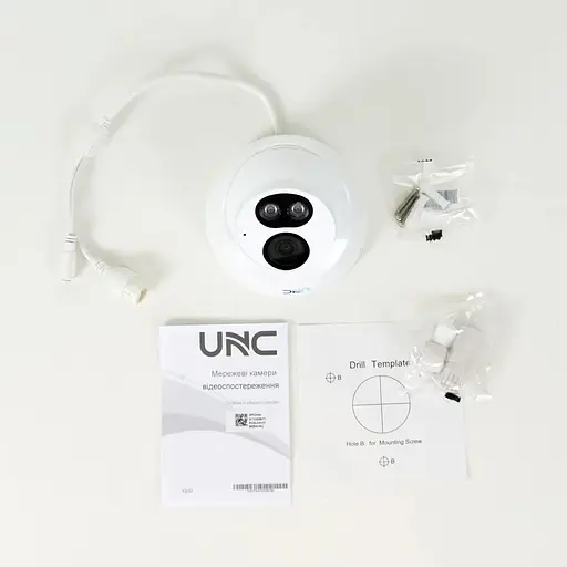 IP відеокамера UNC UNVD-4MIRP-30W/2.8AS CH купольна 4 Мп - фото 3
